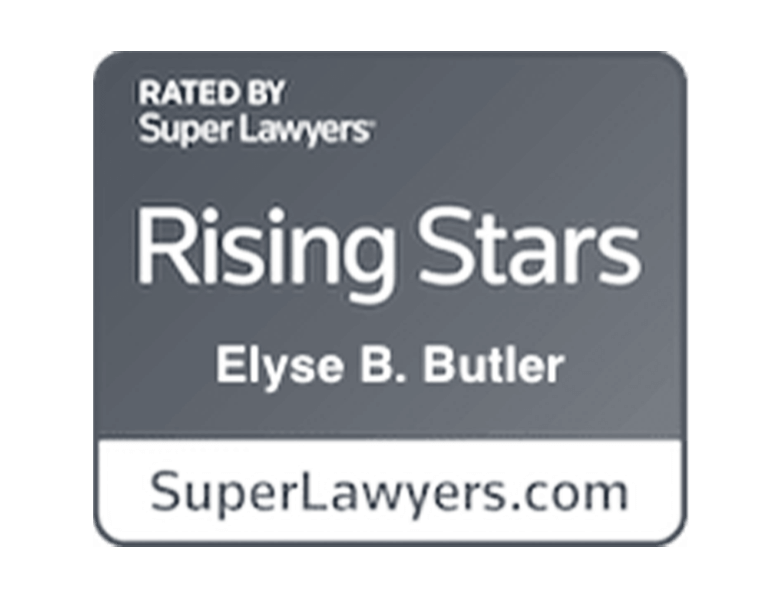 Rated by Super Lawyers Rising Stars Elyse B. Butler SuperLawyers.com